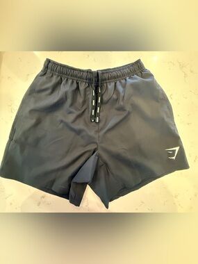 Gymshark Women's Training Shorts Size XS Black Elastic Waist Drawstring